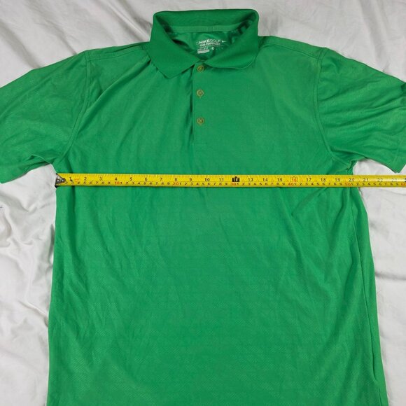 Nike Golf Tour Performance Mens Medium Green Polo Shirt Dri Fit Golf Activewear - Picture 7 of 10